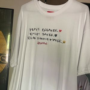 YG 4HUNNID Heartbreaker SS WHITE